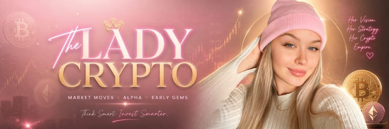 The Lady Crypto's banner