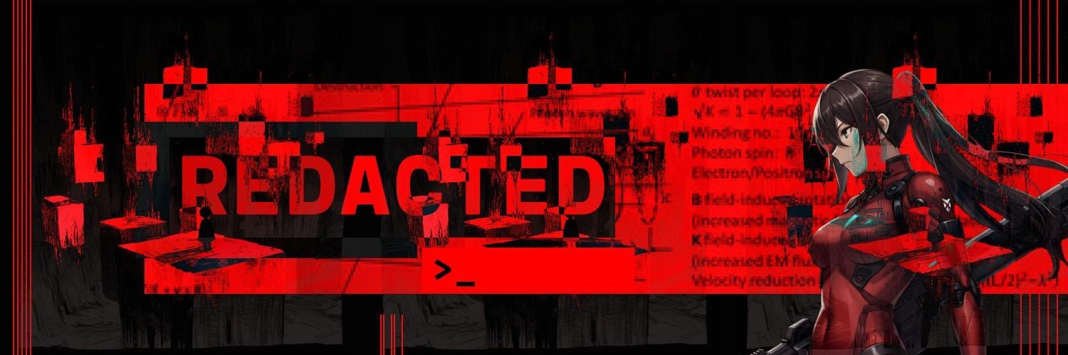 Redacted Research and Development's banner