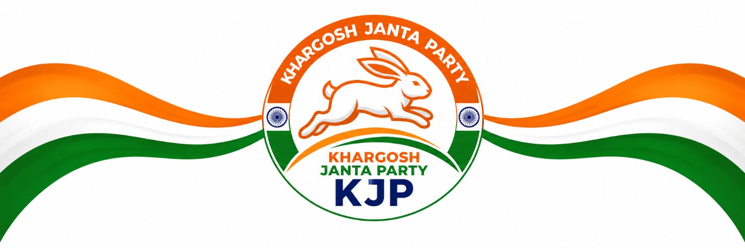 Khargosh Janta Party's banner