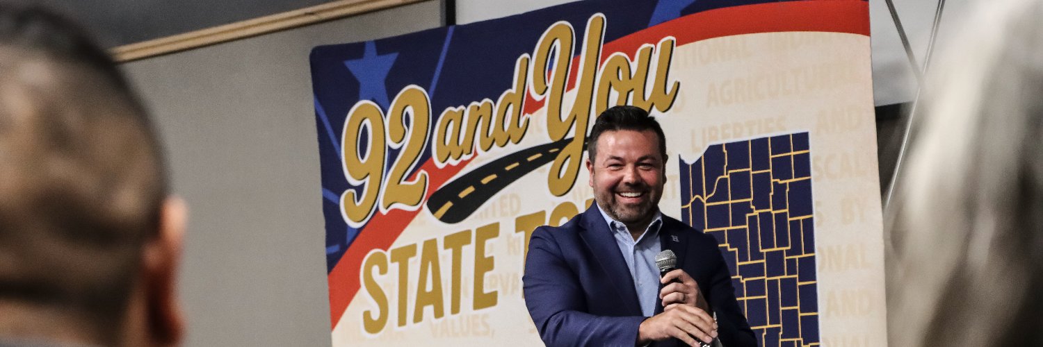 Lt. Governor Micah Beckwith's banner
