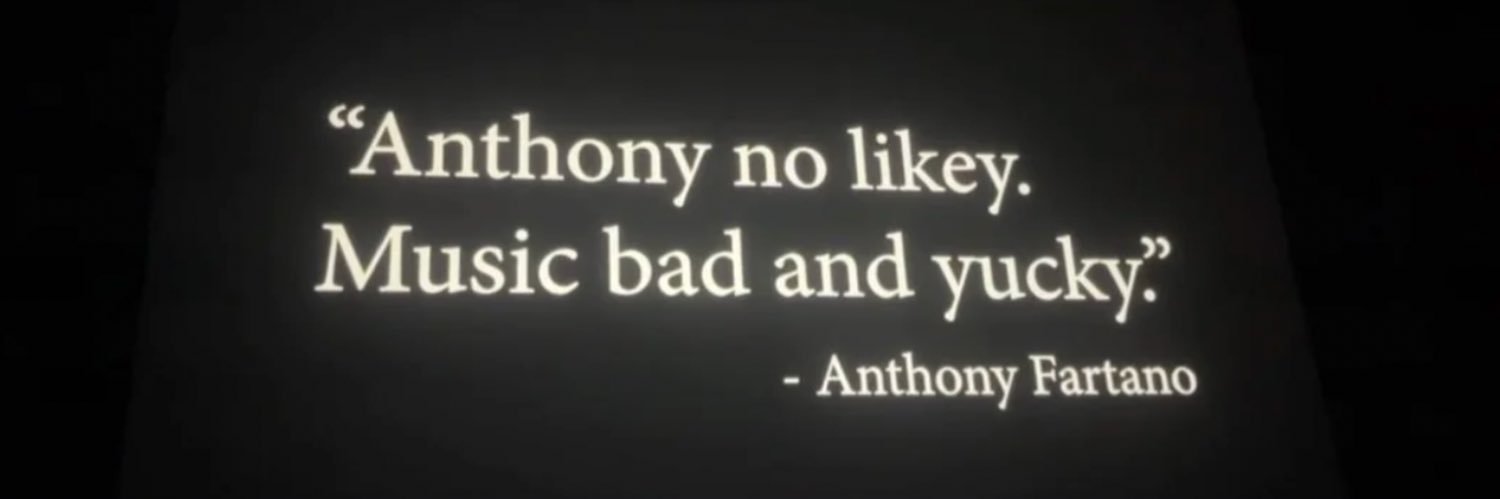 NO CONTEXT anthony fantano's banner