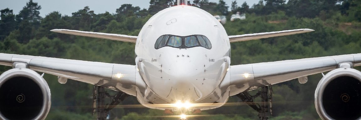 Airbus in the U.S.'s banner