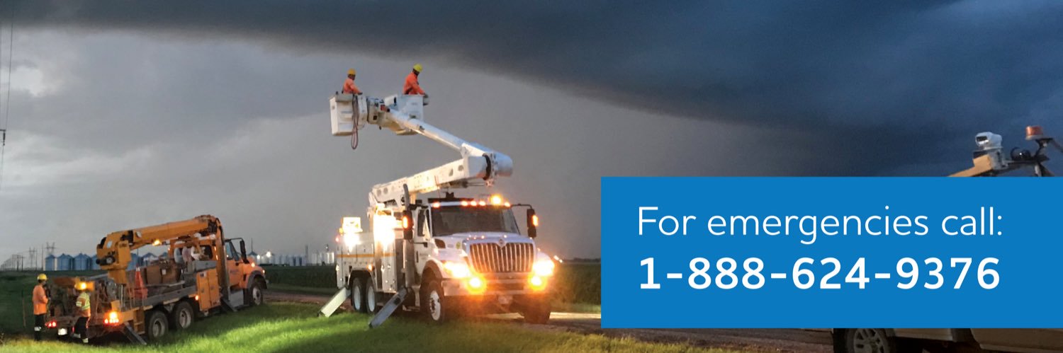 Manitoba Hydro's banner
