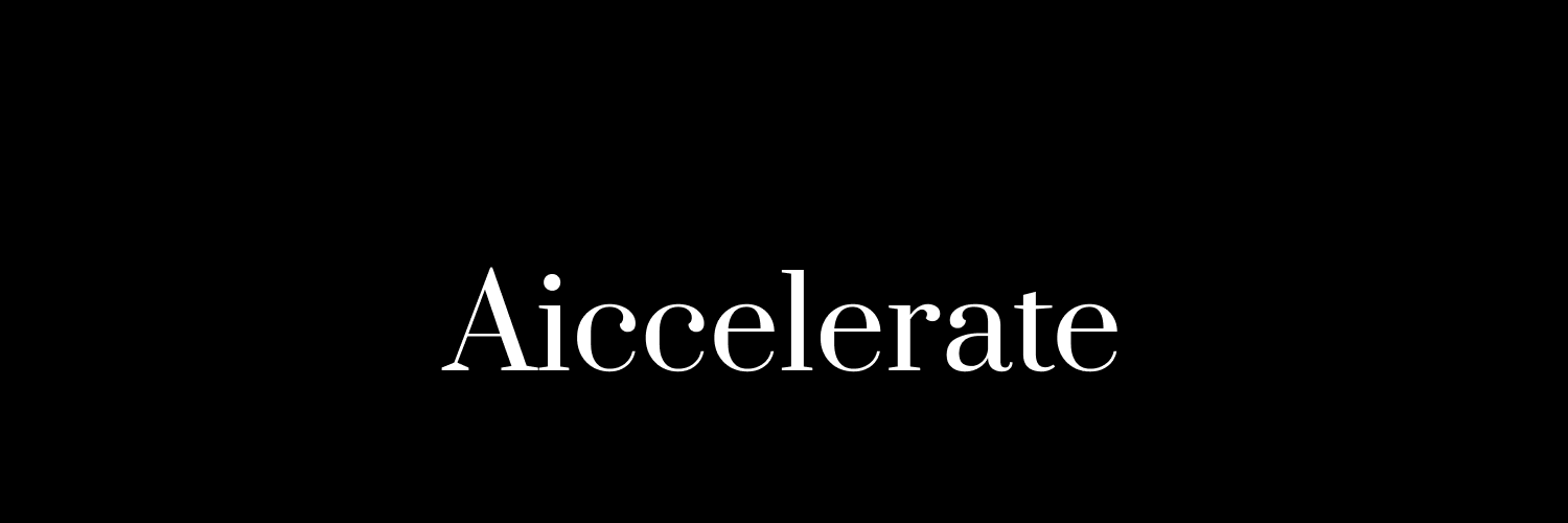 Aiccelerate's banner