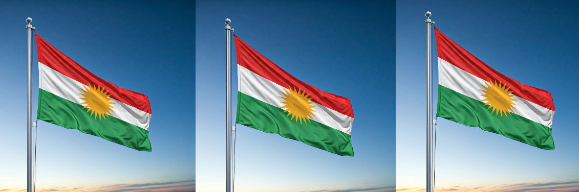 Rojavayê Kurdistanê's banner