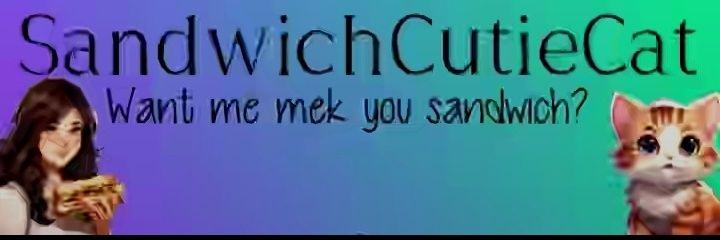 Sandwich cutie cat😺's banner