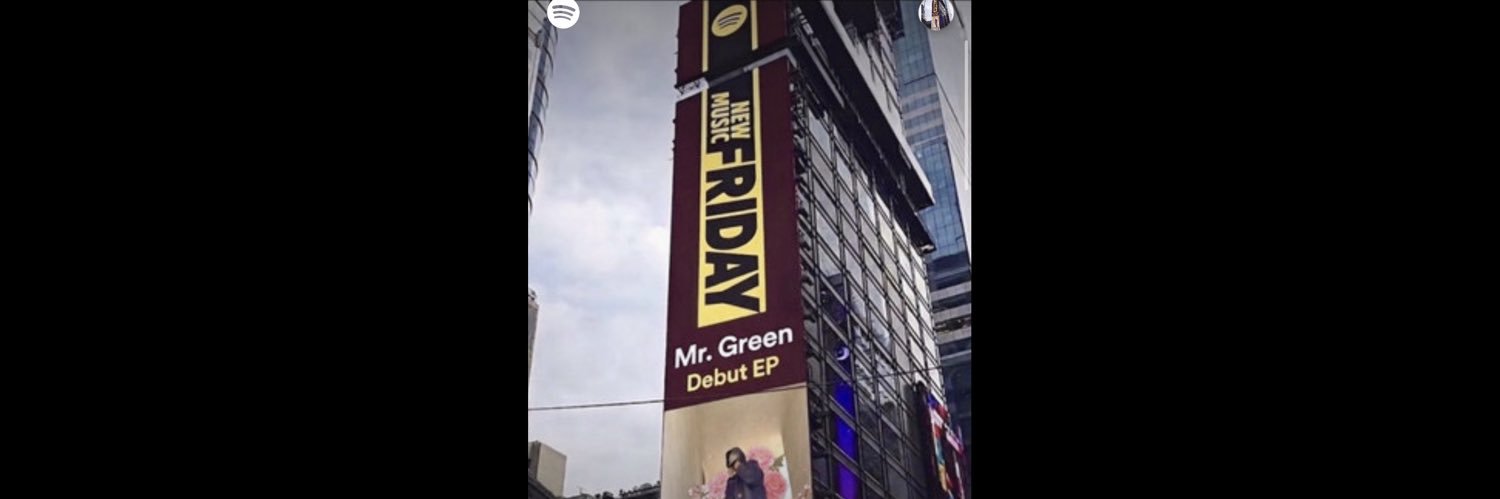 Mr. Green's banner
