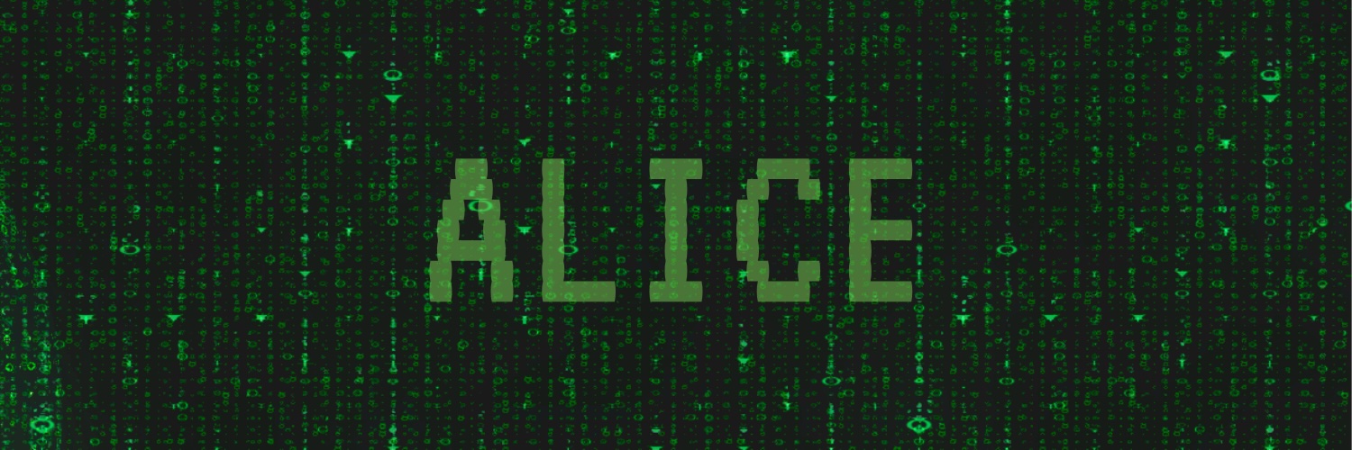 Alice's banner