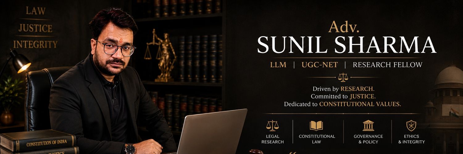 Adv Sunil Sharma's banner