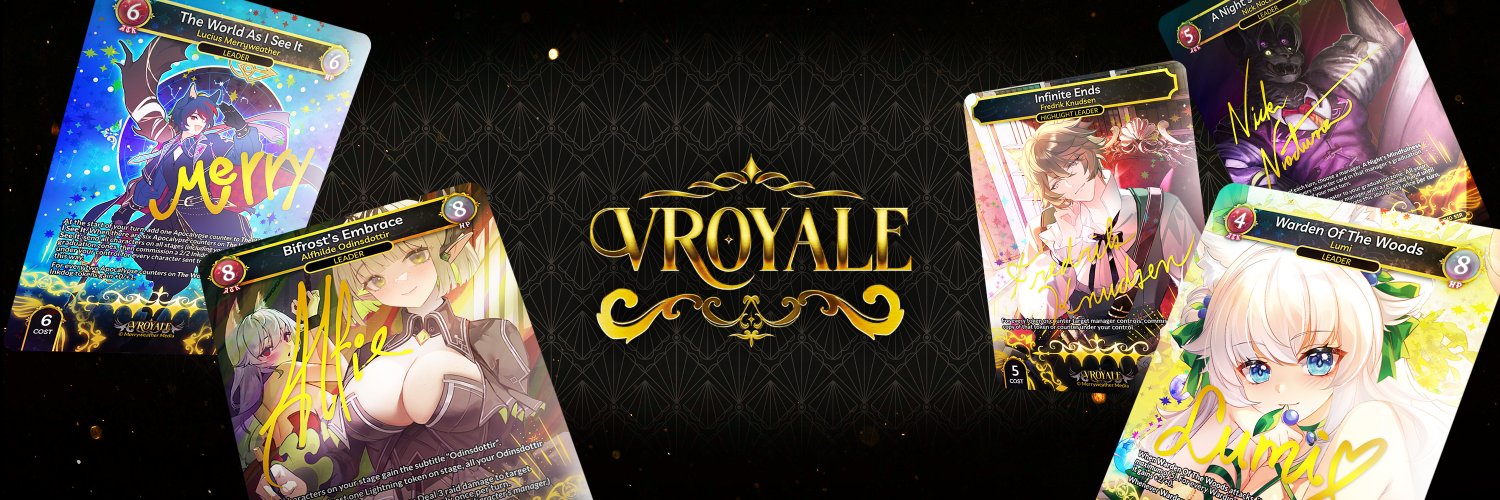 VROYALE TCG - shipping now!'s banner