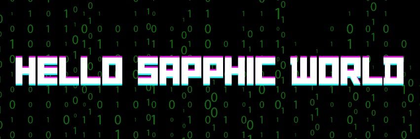 sapphic garden's banner