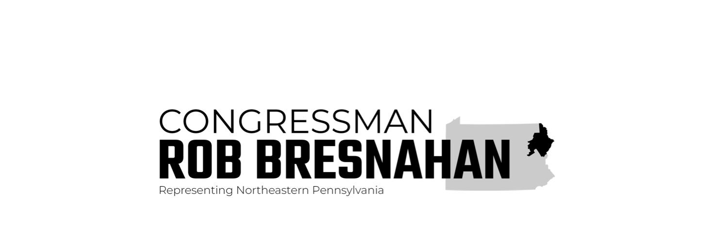 Congressman Rob Bresnahan Jr.'s banner