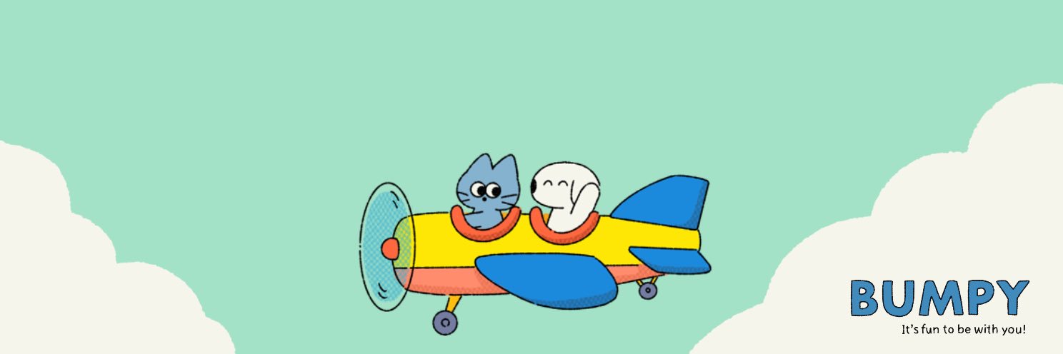 Bumpy | ふたりはともだち| オンライン&高円寺のおもちゃ屋さんOkbaseでグッズ販売中's banner