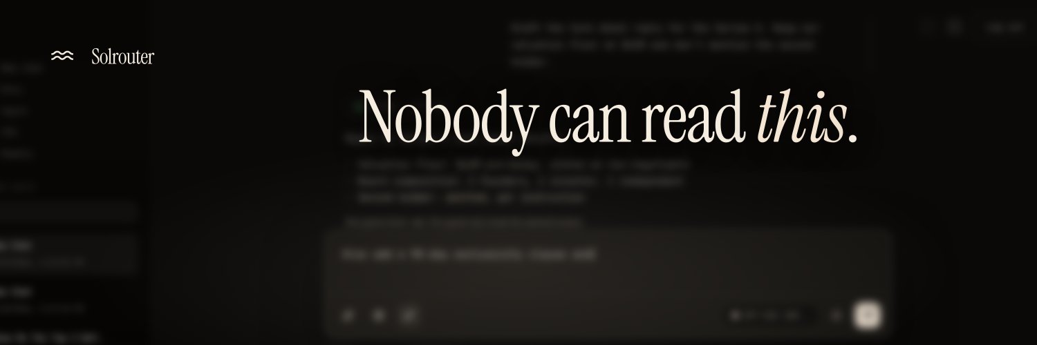 Router's banner