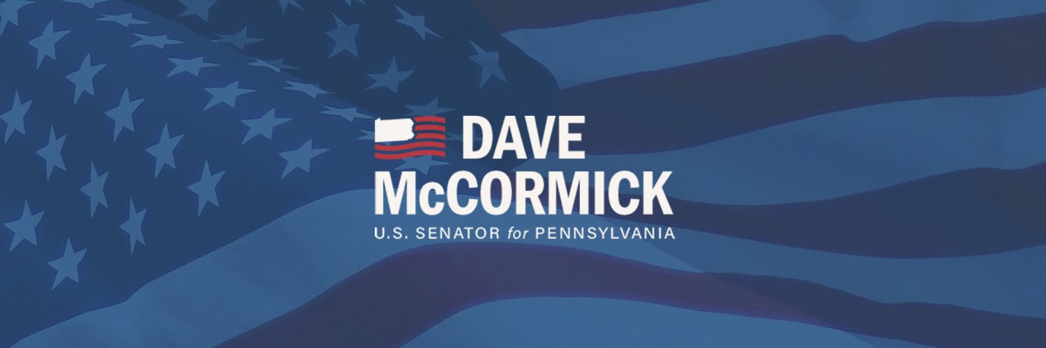 Senator Dave McCormick's banner