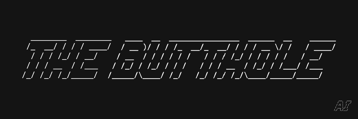 The Butthole's banner