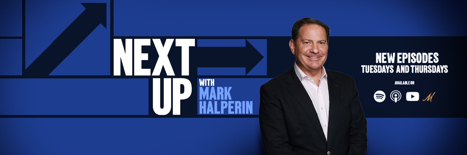 Next Up with Mark Halperin's banner