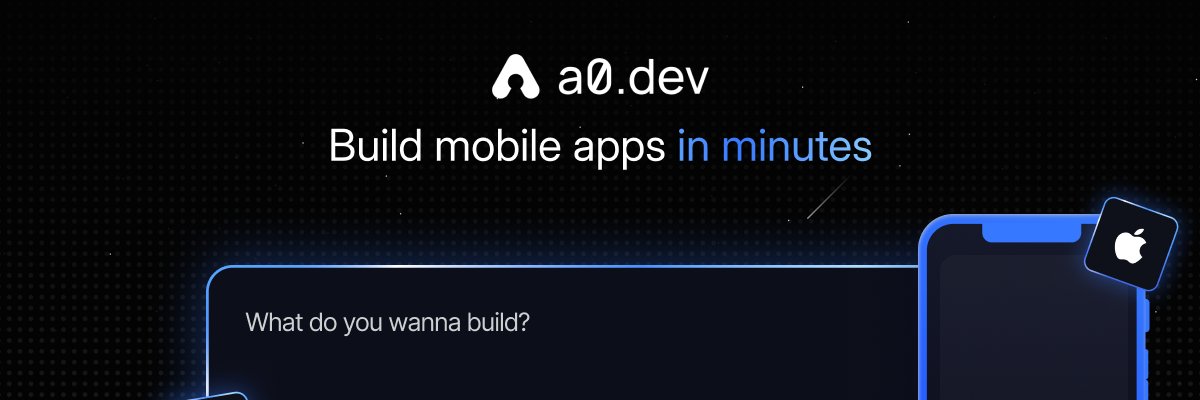 a0.dev's banner