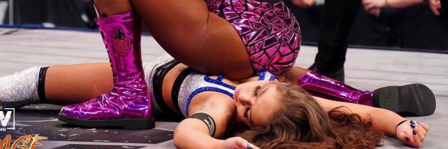 Hotties of Wrestling's banner