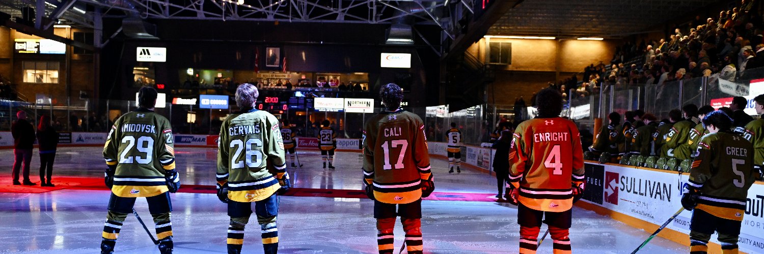 North Bay Battalion's banner