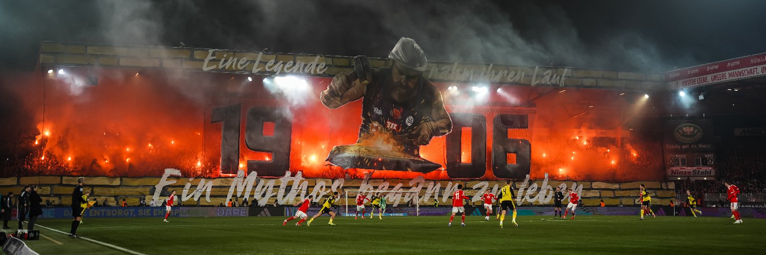1. FC Union Berlin's banner