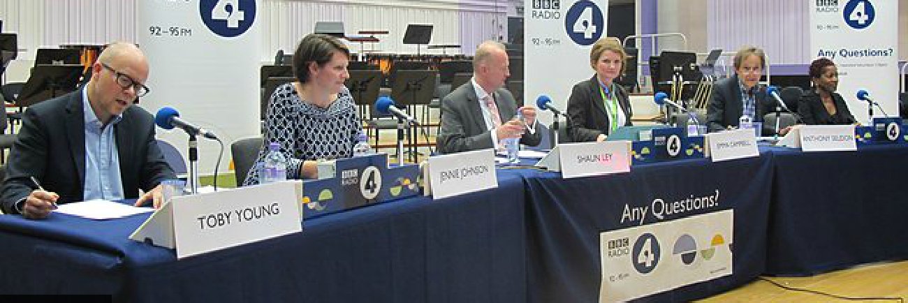 Toby Young's banner