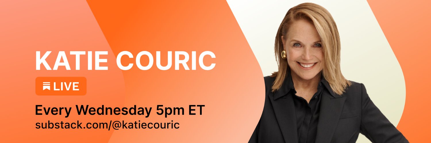 Katie Couric's banner