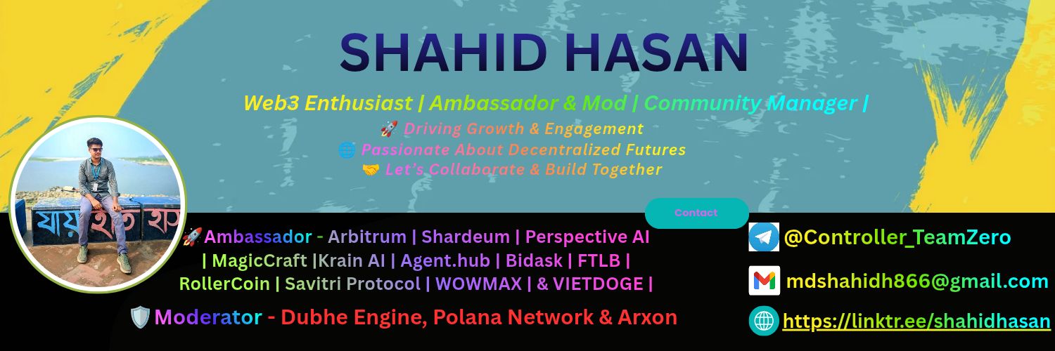 Shahid Hasan's banner