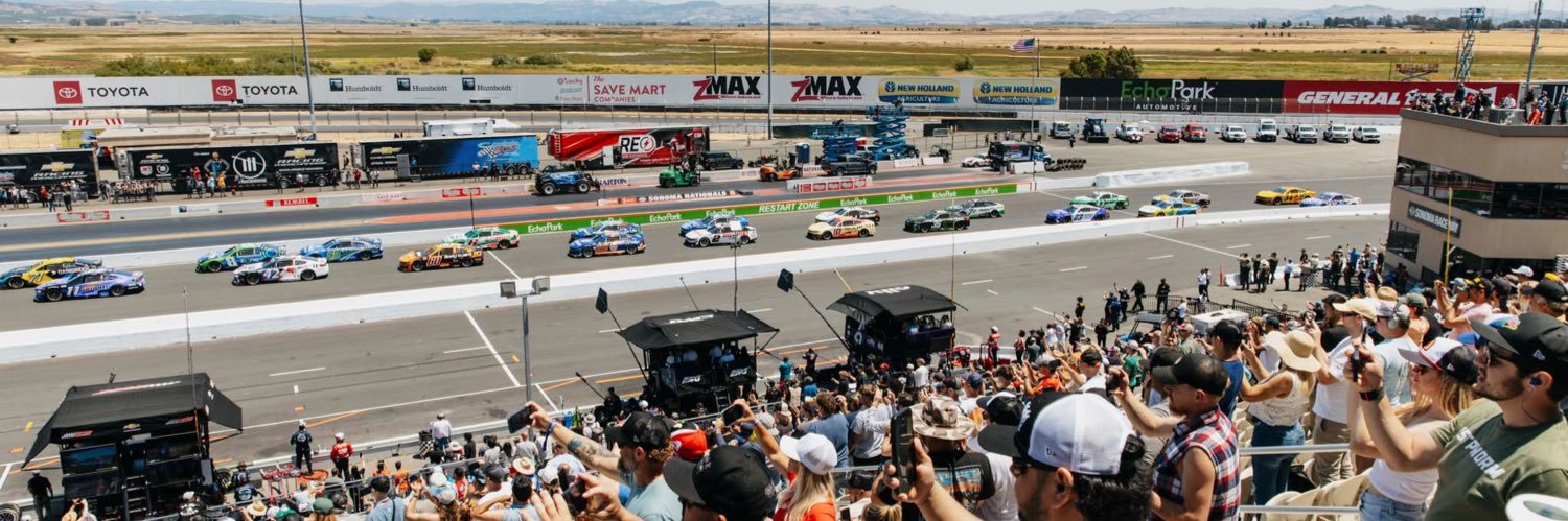 Sonoma Raceway's banner