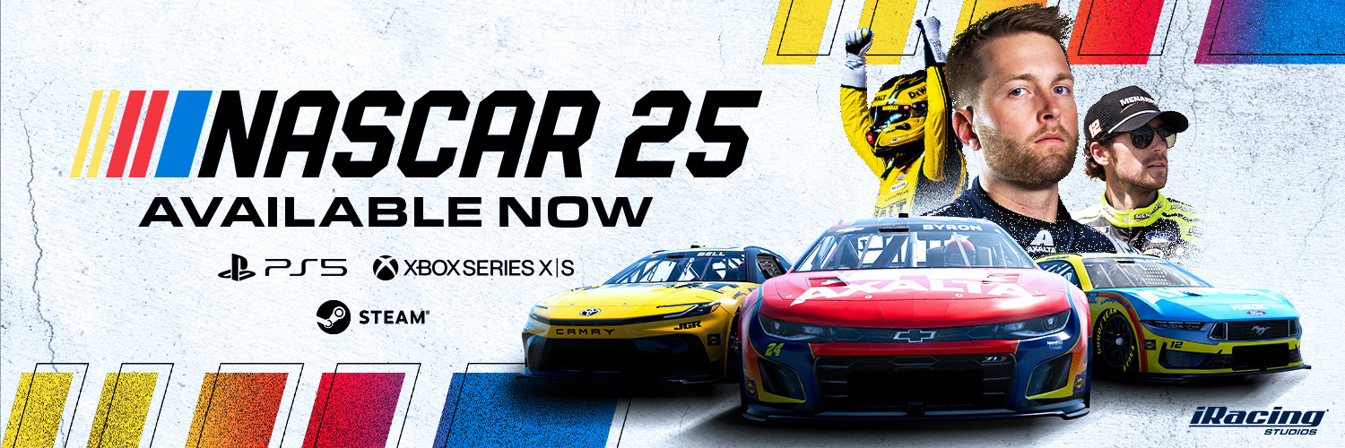 NASCAR 25 Game's banner