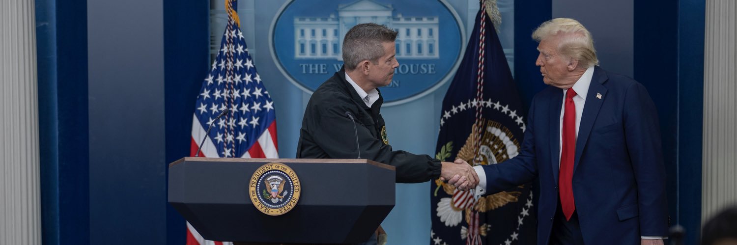 Secretary Sean Duffy's banner