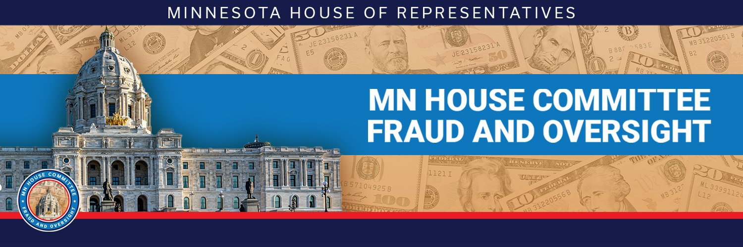 Minnesota House Fraud and Oversight Committee's banner