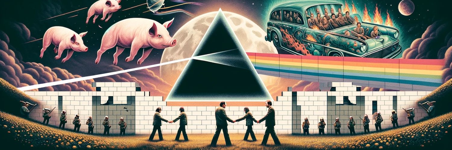 Neptune Pink Floyd's banner
