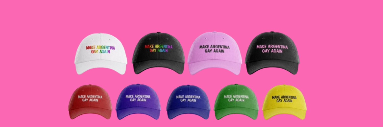 make argentina gay again's banner