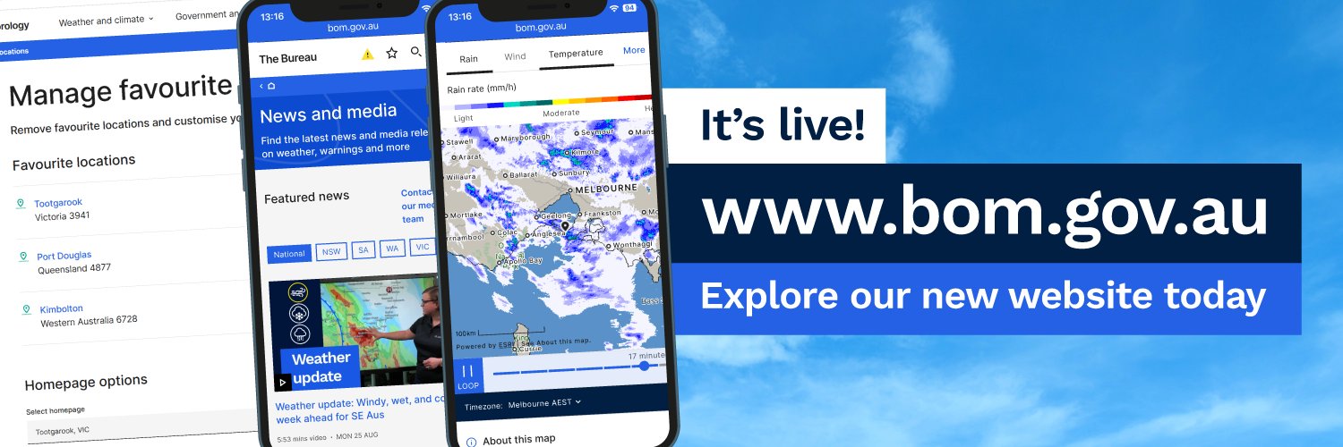 Bureau of Meteorology, Australia's banner