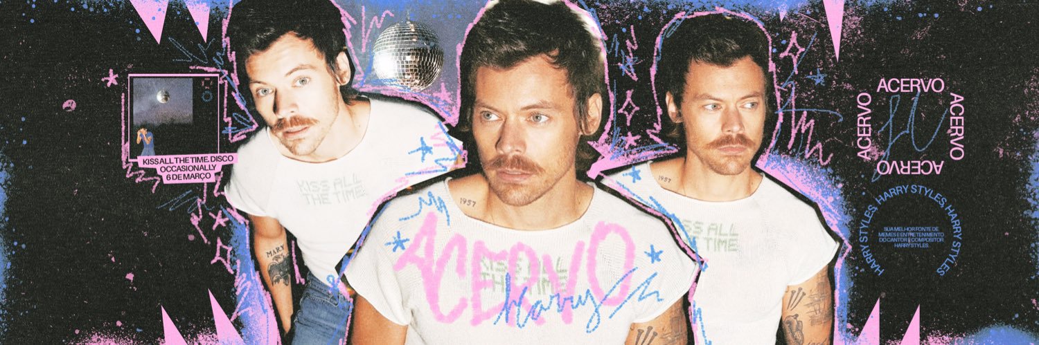 acervo harry styles's banner