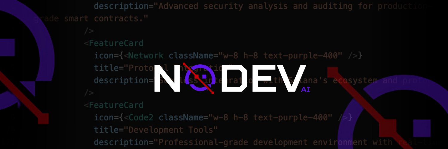 NoDev AI's banner