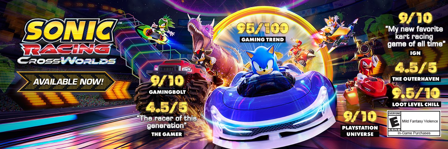 Sonic Racing: CrossWorlds's banner