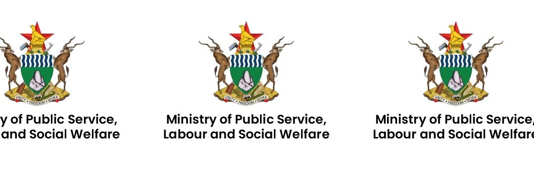 Ministry of Public Service Labour & Social Welfare's banner