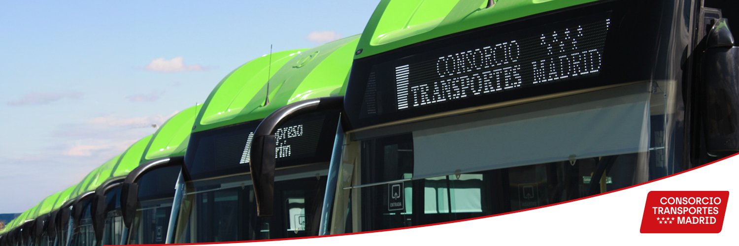 Consorcio Regional de Transportes de Madrid's banner