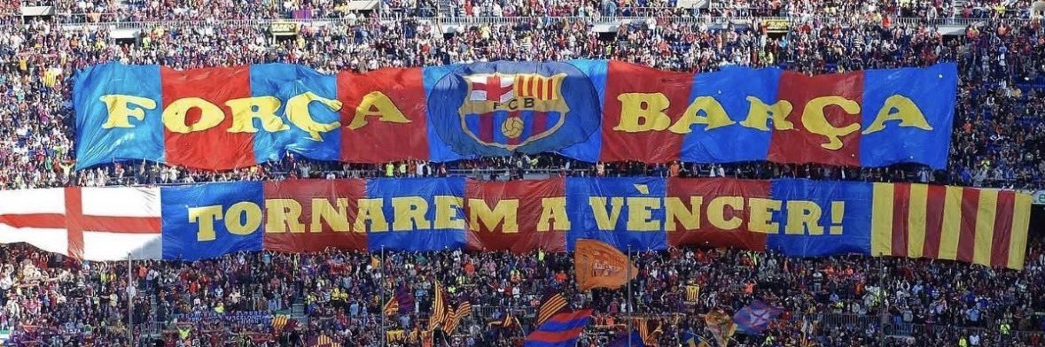 Càntics FCB's banner
