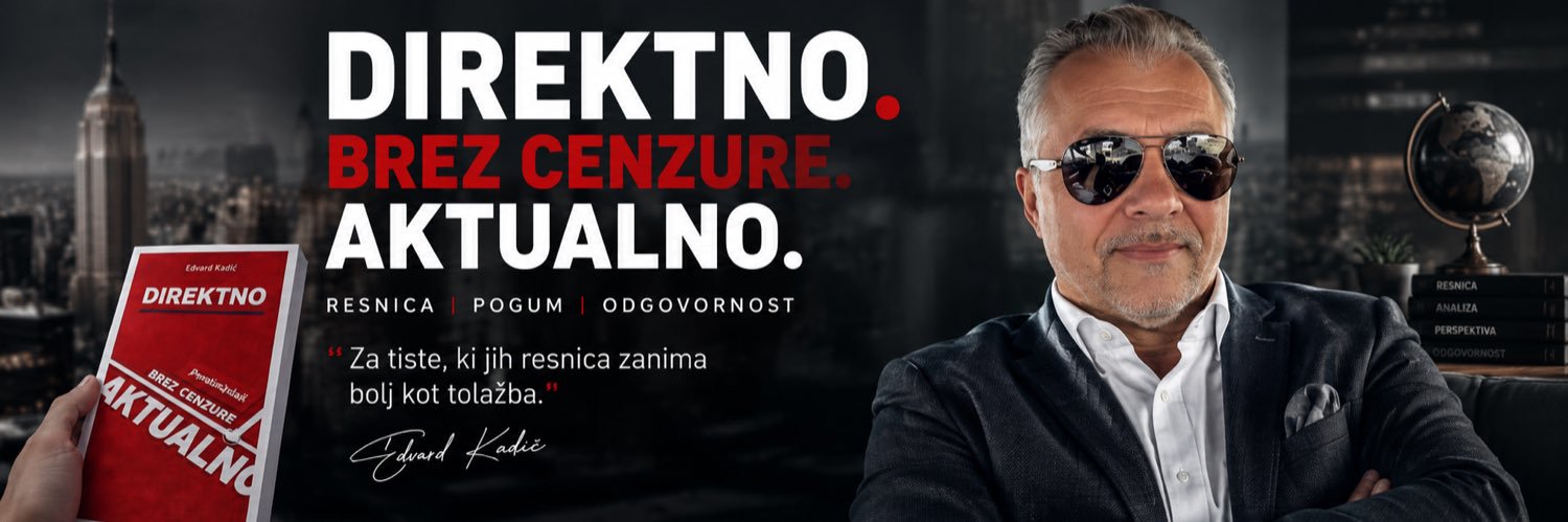 Edvard Kadič's banner