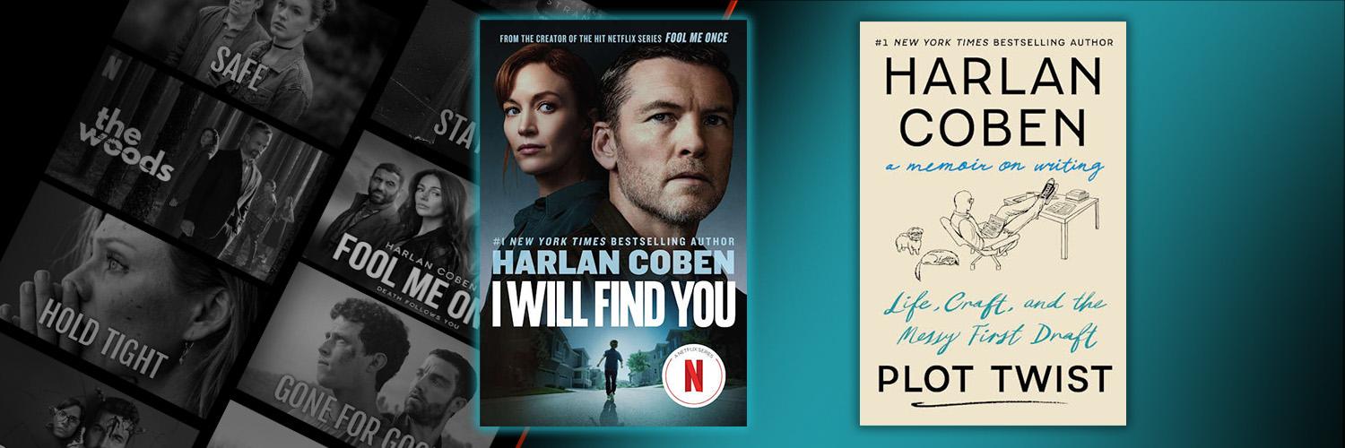 Harlan Coben's banner