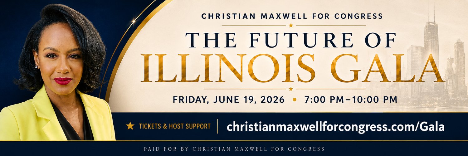 Christian Maxwell For Congress | IL-CD1's banner