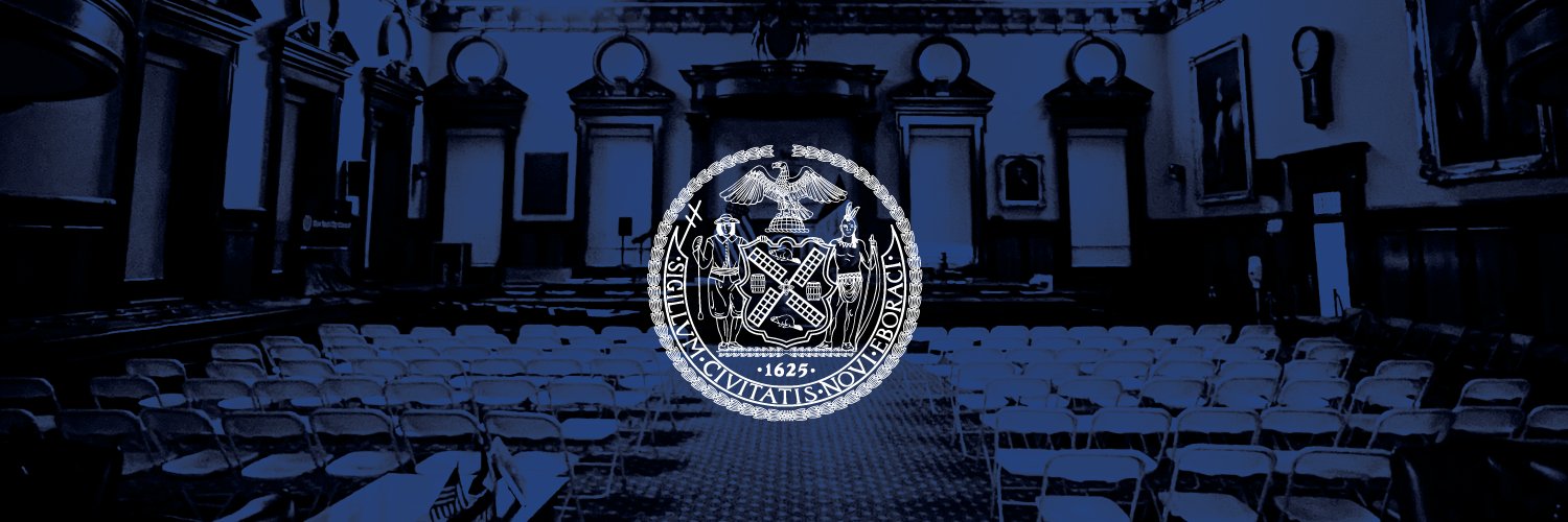 New York City Council's banner