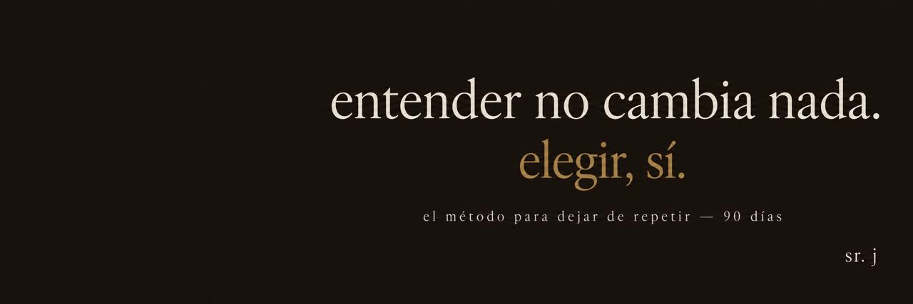 Sr.J | Acto Consciente's banner