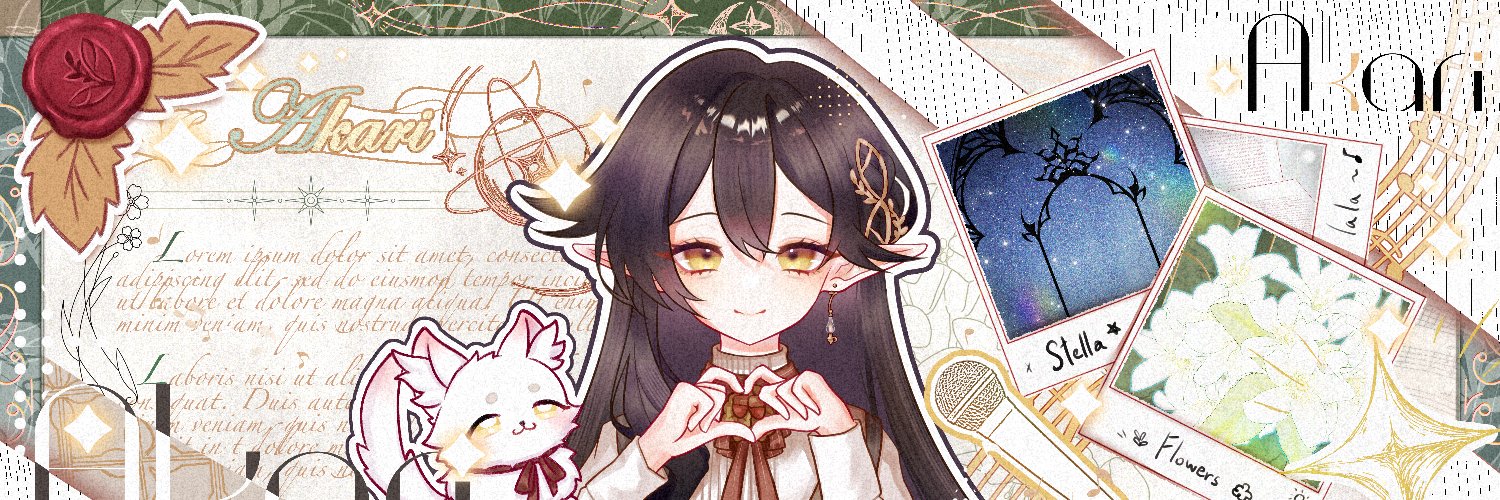 灯理Akari🍫【𝑵𝑬𝑾 𝑪𝑶𝑽𝑬𝑹✨驚鵲】's banner