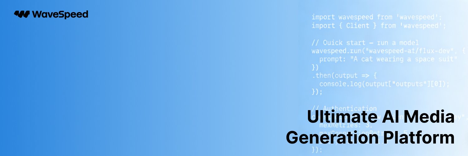 WaveSpeedAI's banner