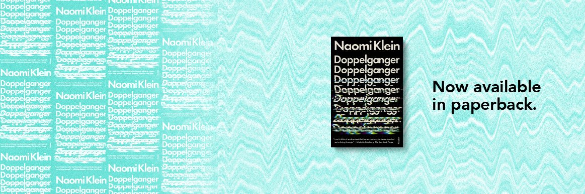 Naomi Klein's banner