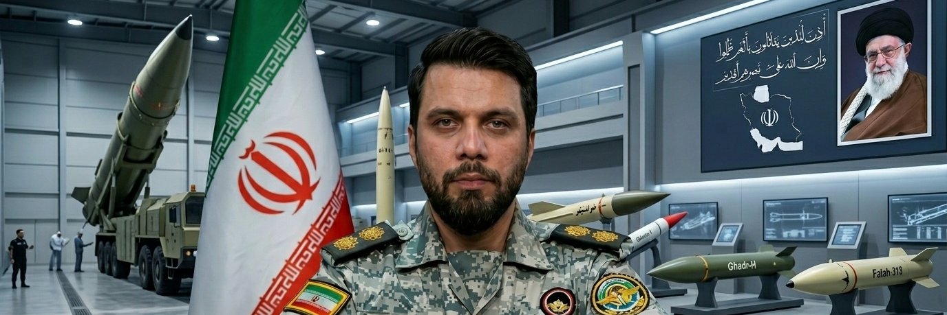 Ebrahim Zolfaghari's banner